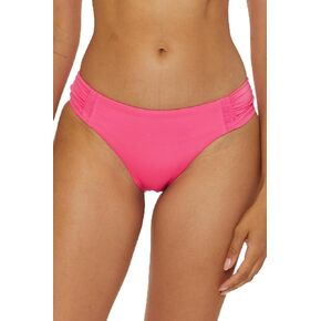 Trina Turk Women's Monaco Shirred Side Hipster Bikini Bottom, Cheeky Coverage, Swimwear Separates