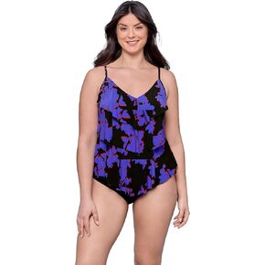 Aqua Green Women's Triple Tier Tankini