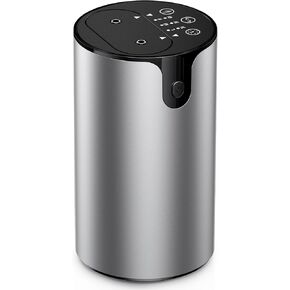 Waterless Essential Oil Diffuser, Portable Dual Nozzle Aromatherapy Diffuser, Rechargeable Mini Scent Machine, 1/3/6H Auto-Off Timer, 3 Mist Levels & No-Leak Tech for Home, Car, Office, Premium Metal