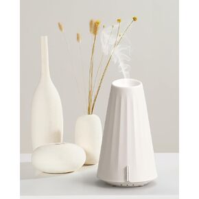 120ML Essential Oil Diffuser,Plastic USB-Power Aromatherapy Diffuser with 3 Timer Settings, Ultrasonic Quiet Operation, Sleep Helper & Dimmable Night Light for Large Room, Home, Office, Studio,Yoga