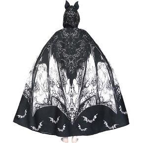 عباءة طويلة المغطى بالقرعة ، زي Cosplay Costume الكبار ، HD Printing للجنسين عباءة