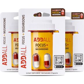 FOCUS + FUSSRATHERS MEMIMENT (3 PACK) #1 بديل بديل ملحق الدماغ بديل حبوب منع الحمل NOOTROPIC والطاقة | لا تحطم | الصيغة المدعومة من العلم | صنعت الولايات المتحدة الأمريكية