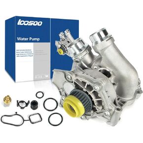 Electric Engine Water Pump Compatible with 2008-2016 Audi A3 A4 A5 A6 Q3 Q5 TT VW Beetle CC Eos GTI Jetta Passat Tiguan 2.0L, Replace 06H121026AB 06H121026CQ