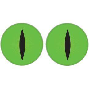 Snake Eyes Magnet, Creepy Eyeballs Halloween Magnetic Decorations for Indoor Outdoor Usage, Lockers, Fridge, Cars, Trucks, Mailboxes and Garage Door, 3 inches
