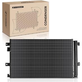 A-Premium A/C Condenser Replace# 2433678 - Compatible with Hino 145 165 185 238 258ALP 258 258LP 268 268A 308 338 338CT 358, 4.7L 7.7L