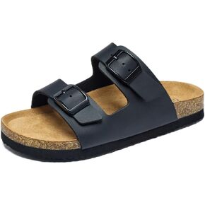 Kids Sandals,Boys&Girls Slides,Non-slip,Cork Slippers,Adjustable Straps for Indoor & Outdoor
