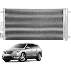 OCPTY A/C Condenser Replacement fit for 2004-2012 for Chevrolet for Malibu | 2005-2010 for Pontiac for G6 | 2007-2009 for Saturn Aura