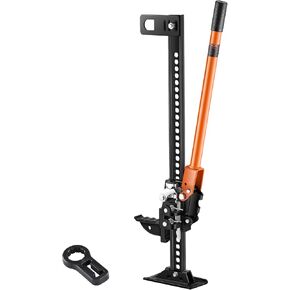 Jack Jack Vevor Farm ، 34 "Formity High Lift Farm Jack ، 3.18 طن (7000 رطل) يصطدم برفع الأداة المساعدة على الطرق الوعرة ، ومجموعة الرافعات الشاقة مع 5.12" -28 "لرفع الجرار ، والشاحنة ، والسيارات الرياضية متعددة الاستخدامات