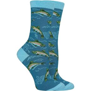 Trout Socks for Women - Trout Gifts and Stuff for Fisherman - Fish Socks