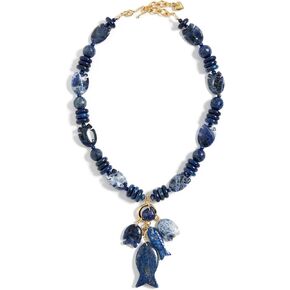 Brinker + Eliza Women's Navy Necklace