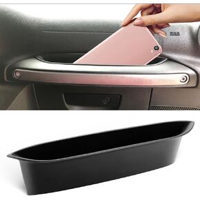 SINGARO Passenger Storage Tray Organizer Grab Handle Storage Box Compatible with 2018-2023 Jeep Wrangler JL JLU, Jeep Wrangler Accessories, Car Interior Accessories, Black