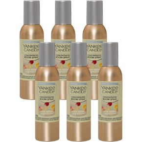 Yankee Candle Concentrated Air Freshener Room Spray, Odor Eliminator for Home, Bathroom, Iced Berry Lemonade, 1.5 Oz (Pack of 6)