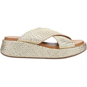 Seychelles Women's Key West Metallic Leather Wedge Sandal