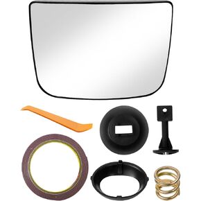 Heated Lower Convex Mirror Glass Fit for Freightliner Cascadia 2008-2017 Replace TL28717A, Wide Angle Convex Mirror