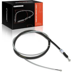 A-Premium Parking Brake Cable Assembly Compatible with Volkswagen and Audi Models: Jetta, Golf, Golf R, A3 Quattro, Eo, GT, R32, Rabbit - Replace# 1K0609721AA