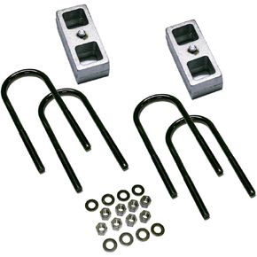 RealTruck Superlift 2" Block Kit for Ford F-100/F-150 | Rear Lift Blocks, U-Bolts, & Hardware | 1225 | Fits 1966-1979 Ford F-100 / F-150 4WD