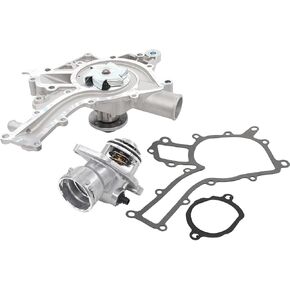 ApplianPar Water Pump and Engine Coolant Thermostat Housing Assembly for Mercedes-Benz C240 C280 C320 CL500 C43 C55 AMG CLK500 E320 E430 E500 ML320 S430 R500 SLK320
