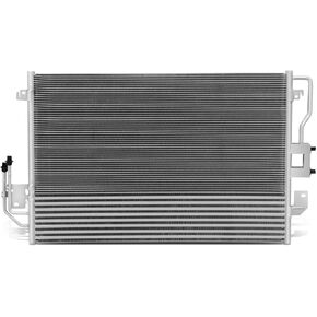 DNA MOTORING OEM-CDS-3675 3675 Aluminum Air Conditioning A/C Condenser For 08-12 FORD ESCAPE MAZDA MARINER 2.3L 2.5L, Metallic