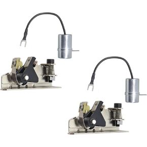 160-1183 312-0246 Lawn Mower Points and Condenser Kit Fit for Onan B Series Engines (2 Pair)