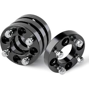 Golf Cart Wheel Spacers for Yamaha, 1 inch Yamaha Wheel Spacer 4x4 (4x101.6) Bolt Pattern for Yamaha G1 G2 G3 G5 G8 G9 G11 G14 G16 G19 G20 G21 G22 G29 Diver, M12x1.25 Studs, 68.5mm Bore