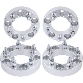 DCVAMOUS 4PC 5x115 to 5x120 Wheel Adapters 1 Inch with 14x1.5 Studs Compatible with Dodge 5 Lug for 2004-2008 Magnum | 2006-2022 Charger | 2009-2022 Challenger (Adapt 5x120 Rim on 5x115 Vehicle)