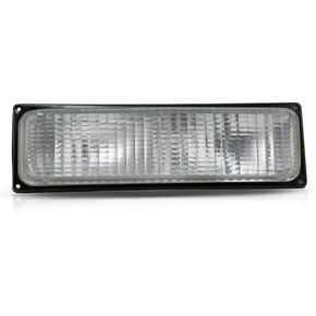 لعام 1988-1989 CHEVY C1500 PARK PARK/Signal Lights Driver و UNITC/K. W/رباعية مصابيح الأمامية شعاع مختومة. W/Silver Trim GM2520103 GM2521103 - استبدال 5974335 5974336