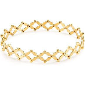 Memorial Jewelry Magic 3-in-1 Folding Retractable Ring Bracelet - Stainless Steel Telescopic Rings