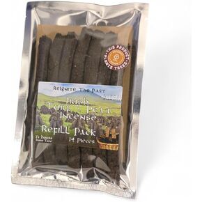 Irish Turf/Peat Incense Refill Pack - 14 Piece - The Authentic Smell of Ancient Ireland - Irish Gift Idea Made in Ireland