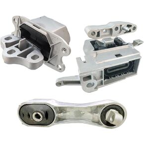 52hao Motor mount kit automotive replacement Engine mounts Compatible with Mini 2014-2022 Cooper 2016-2022 Cooper Clubman 2014-2023 Cooper Countryman 1.5L 2.0L,2016-2022 X1 2018-2023 X2 3PCS, Replace#