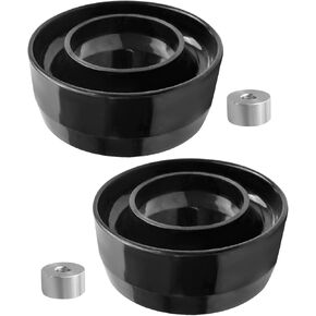 3" Leveling Lift Kit Fit for Chevy Silverado GMC Sierra 1500 2WD 1999-2007, Front Coil Spring Strut Spacer Suspension Lift Kit, PU Coil Spring Spacer and Aluminum Shock Spacer 2 Pack