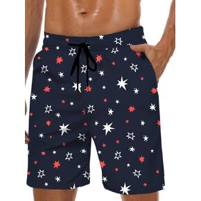 Lzzidou Men's Swim Trunks Mesh Lining Bathing Suit Quick Dry Board Shorts