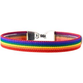 BDM Gay Pride, LGTBI, Lesbian, LGBT, Trans and Rainbow Bracelet. Choose Size