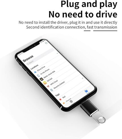 محول USB-C إلى USB 3.0 OTG (عبوتين) متوافق مع Samsung Galaxy S20 S21 S22 Pixel LG MacBook Apple iPhone 15 Pro Max Plus iPad Pro Air Mini 6 Type c Thunderbolt Cable Mouse Port Converter Hub in Kuwait