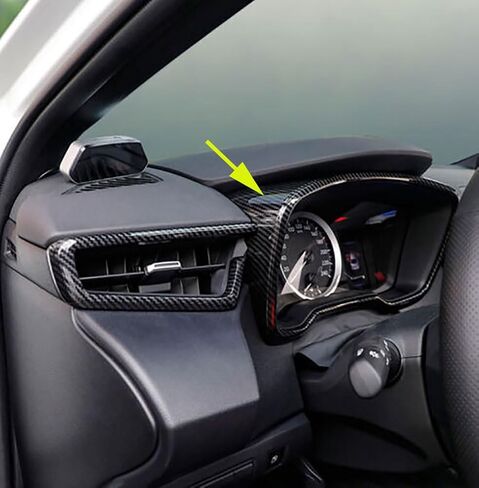 ANUNFRRE Car Accessories Fit for Toyota Corolla 2020 2021 2022 2023 Interior ABS (Matte) Instrument Panel Dial Dashboard Trim 1PC in Kuwait