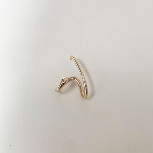 أصفاد الأذن غير الثقب الغضروف اللولب اللولب التفاف الأذن مقطع قابل للتعديل على أقراط للنساء in Kuwait