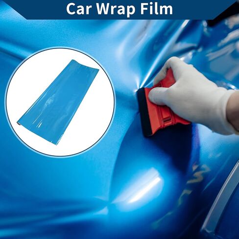 فيلم التفاف السيارة الخارجي الداخلي لفائف الفينيل غلاف السيارة واقية PVC 10 قدم × 59.84 بوصة 1 الكمبيوتر الأزرق in Kuwait