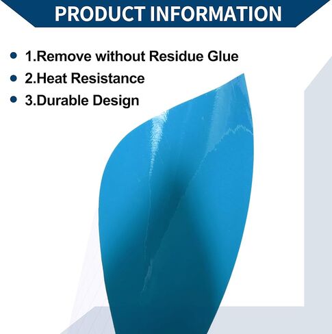 فيلم التفاف السيارة الخارجي الداخلي لفائف الفينيل غلاف السيارة واقية PVC 10 قدم × 59.84 بوصة 1 الكمبيوتر الأزرق in Kuwait