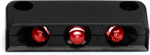 Innovative Lighting 003-2100-7 Surface-Mount 3 LED Step Light - Blue LED with White Case in Kuwait