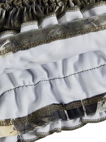 Verdusa Women's Camo Bloomers Shorts Low Waist Layered Ruffled Graphic Mini Shorts in Kuwait