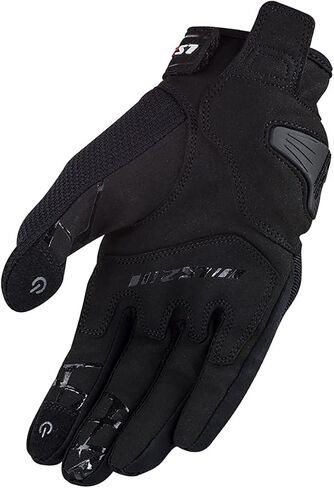 LS2 Helmets Men's Dart 2 Touring Glove (Black - Medium) in Saudi Arabia