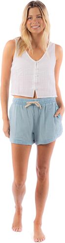 Rip Curl Women's Casual Beach Pull-on with Drawstring & Pockets, Comfortable Summer Shorts in Saudi Arabia