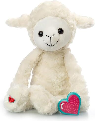 My Baby's Heartbeat Bear Recordable Stuffed Animals 20 sec Heart Voice Recorder for Ultrasounds and Sweet Messages Playback, Perfect Gender Reveal for Moms to Be, Lil Giraffe in Saudi Arabia