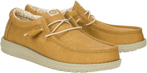 Hey Dude Wally Stretch Canvas North Atlantic Size 14, Men’s Shoes, Men's Slip-on Loafers, Comfortable & Light-Weight in Saudi Arabia