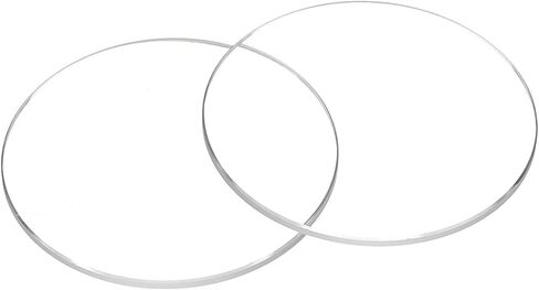 HARFINGTON Watch Crystal Glass Lens Beveled Edge Flat Round Ultra-Clear Glass Watch Face Crystals Len Dial Mirror Replacement Parts for Watchmaker in Saudi Arabia