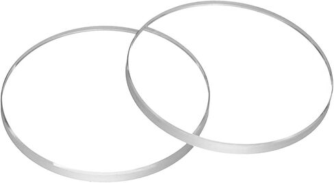 HARFINGTON Watch Crystal Glass Lens Beveled Edge Flat Round Ultra-Clear Glass Watch Face Crystals Len Dial Mirror Replacement Parts for Watchmaker in Saudi Arabia