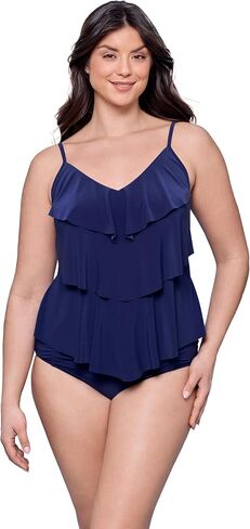 Aqua Green Women's Triple Tier Tankini in Saudi Arabia