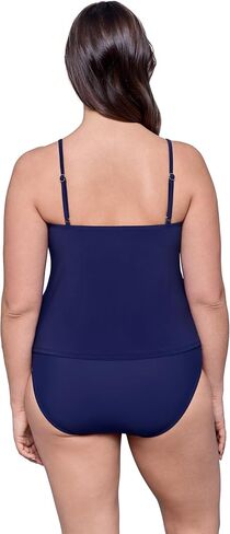 Aqua Green Women's Triple Tier Tankini in Saudi Arabia