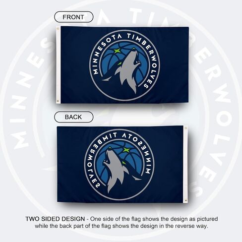 Desert Cactus Minnesota Timberwolves Flag Team NBA National Basketball Association 100% Polyester Indoor Outdoor 3x5 feet Flags (Flag D) in Saudi Arabia