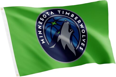 Desert Cactus Minnesota Timberwolves Flag Team NBA National Basketball Association 100% Polyester Indoor Outdoor 3x5 feet Flags (Flag D) in Saudi Arabia