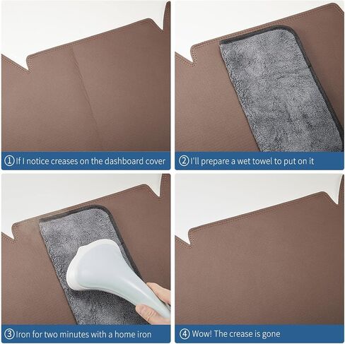 Dashboard Dash Mat Cover Leather Dashboard Pad Sun Protection Compatible for 07-14 Chevy Tahoe Suburban Denali Avalanche GMC Yukon/XL,07-13 Chevy Silverado Sierra in Kuwait